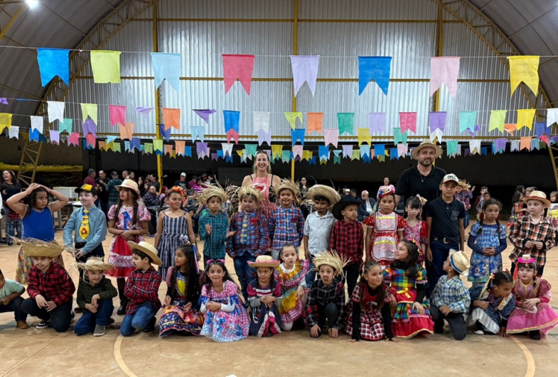 Os alunos e professores deram um verdadeiro show