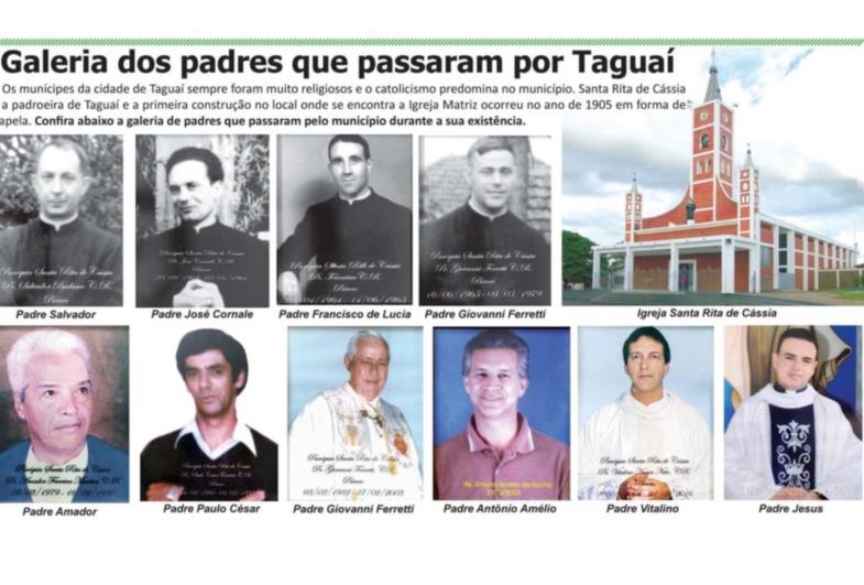 Galeria dos padres que passaram por Taguaí