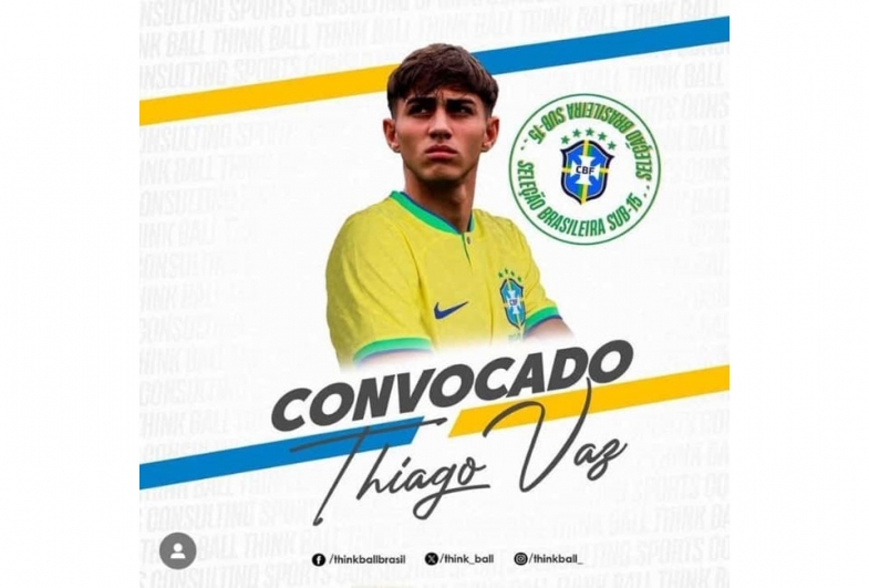 Jovem taguaiense é convocado para seleção brasileira sub15