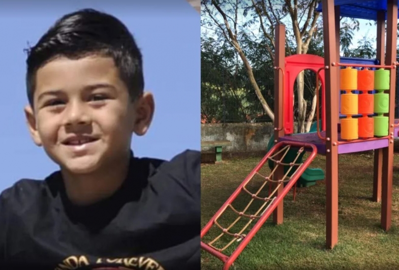 Menino de 7 anos morre ao cair de playground dentro de escola