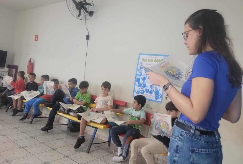 Psicóloga Maria Angélica conduziu os trabalhos