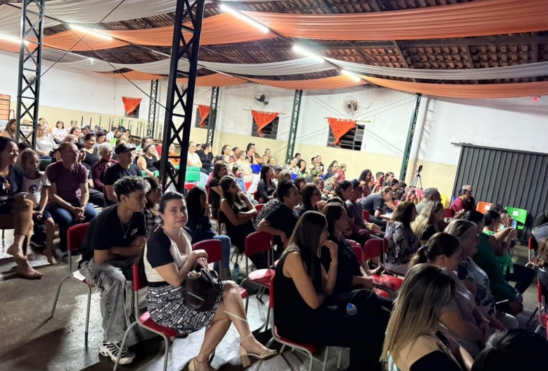 Público lotou o pátio