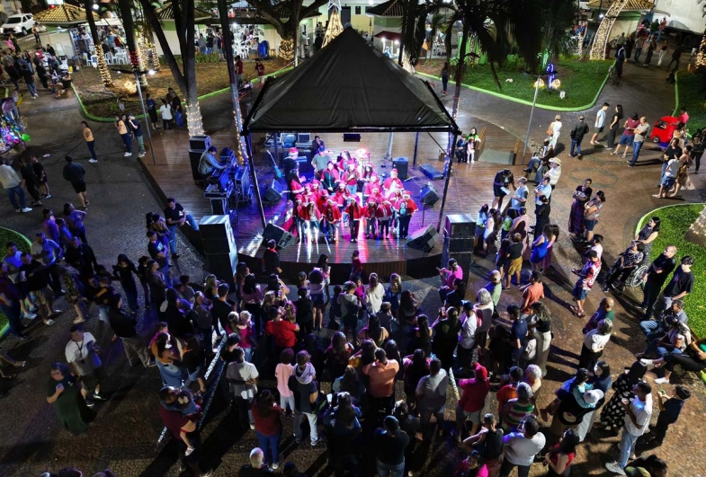 Público presente durante a apresentação