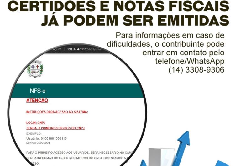 Migração de sistemas é sucesso e guias, certidões e notas fiscais já podem ser emitidas   