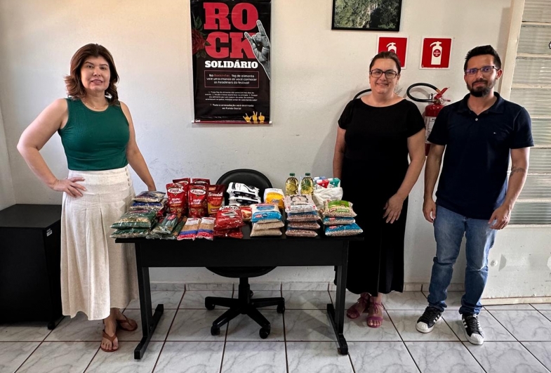 Campanha Rock Solidário é realizada durante o RockinFar 2026