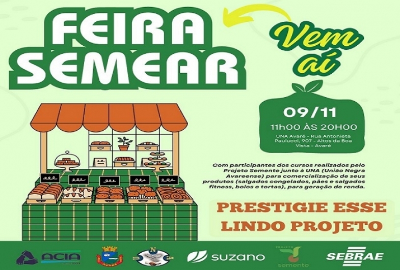 Sebrae-SP e parceiros promovem a Feira Semear em Avaré