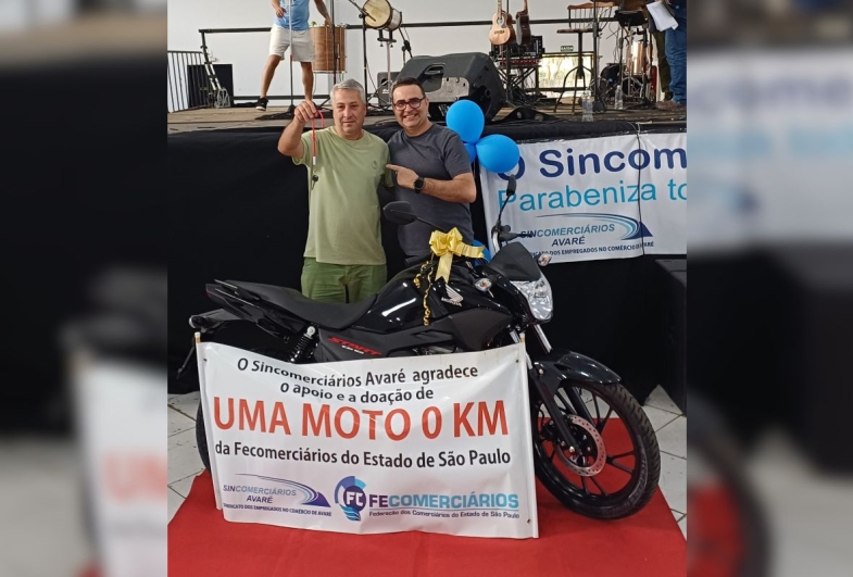 Comerciário Premiado 2026 sorteia uma Moto 0km, Bolsa de Estudos em mais de 40 prêmios em Avaré