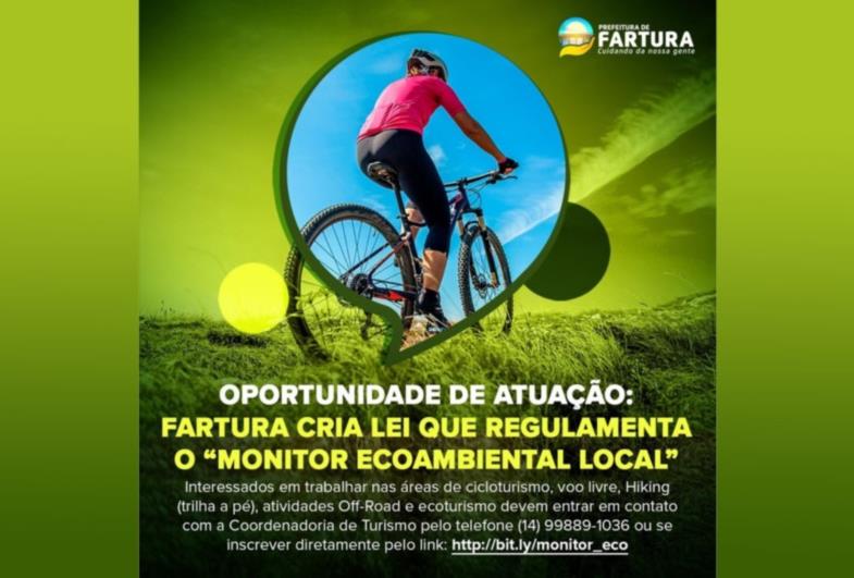 Oportunidade de atuação: Fartura cria Lei que regulamenta o “Monitor Ecoambiental Local”