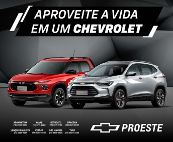 Aproveite a vida em um Chevrolet