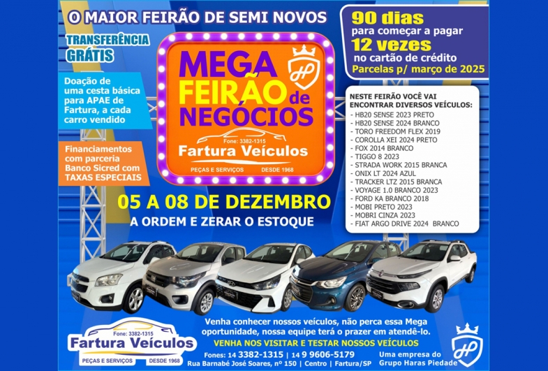 Começou hoje o Mega Feirão de Negócios