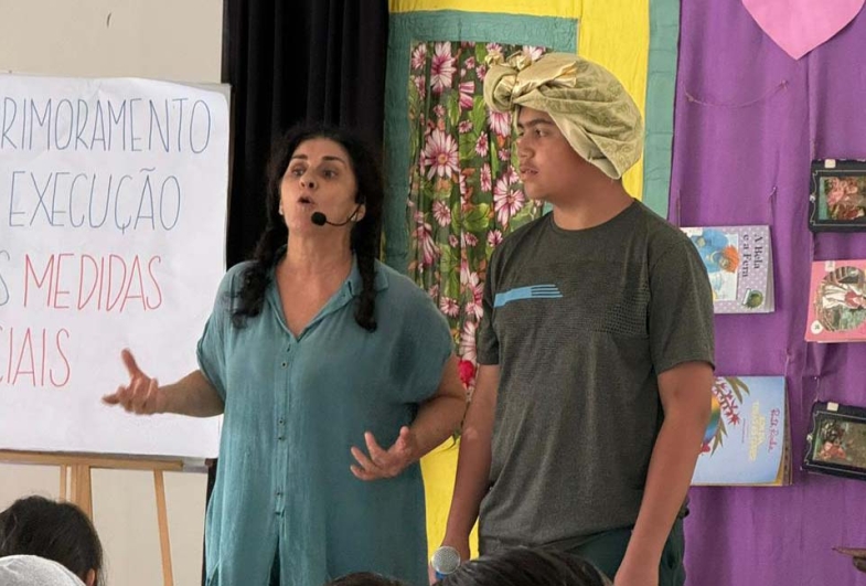Tudo foi feito de forma que as crianças  participassem das ações