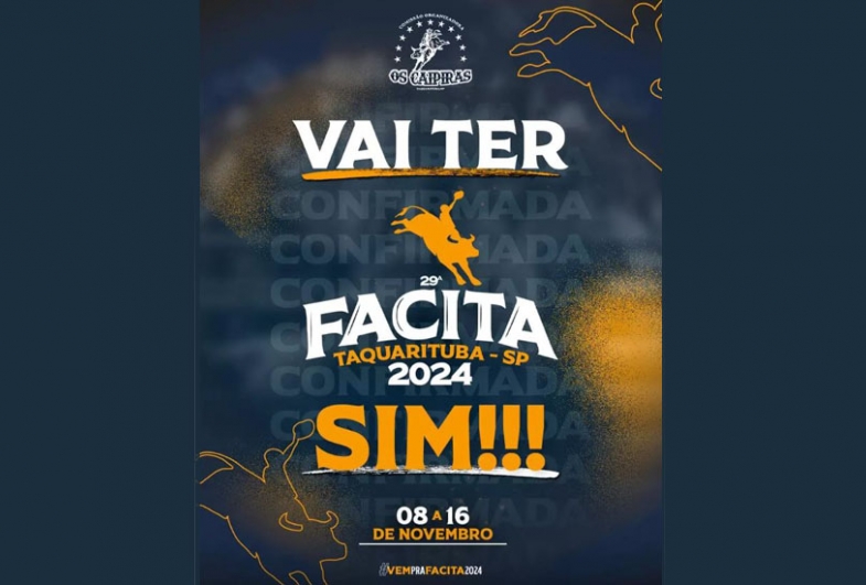 Em uma reviravolta FACITA 2024 está confirmada com início já nesta sexta-feira