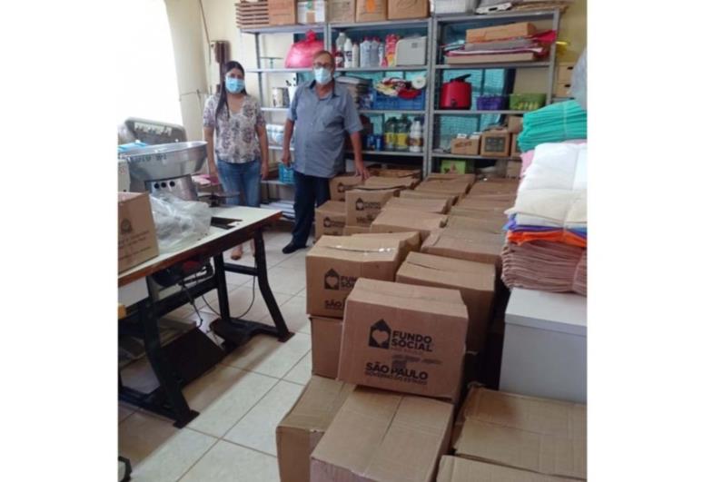 Fundo Social de Tejupá recebe doações de cesta básicas 