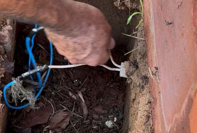 Vários problemas verificados na fiação elétrica