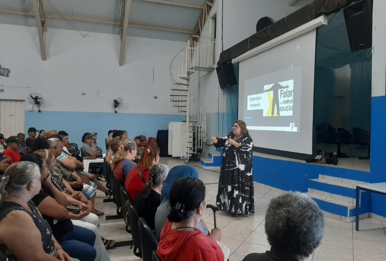 Atividade encerrou a programação  da campanha Setembro Amarelo