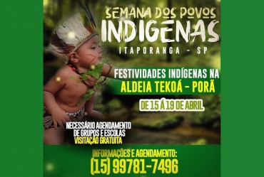 Aldeia Tekoá Porã comemora “Semana dos Povos Indígenas”