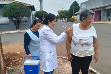 Coordenadoria Municipal de Saúde de Taguaí realiza mutirão de vacinação contra a gripe