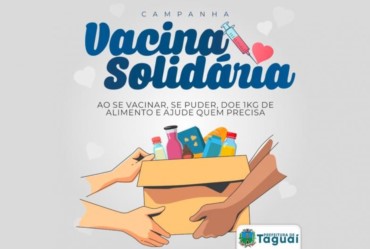 Taguaí participa da “Vacina Contra a Fome” do governo do Estado