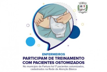 Enfermeiros participam de treinamento com pacientes ostomizados