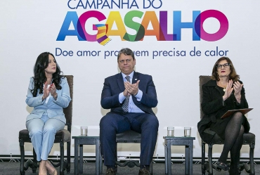 Taguaí participa do lançamento da Campanha do Agasalho 2023
