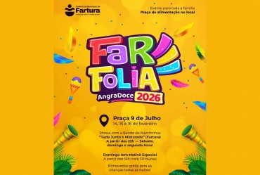 Fartura resgata a magia dos antigos  carnavais com o Farfolia Angra Doce 2026