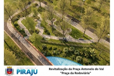 Praça Antonelo do Val será revitalizada em Piraju