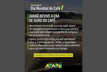 Avaré projeta retomada da cafeicultura com apoio da Capal