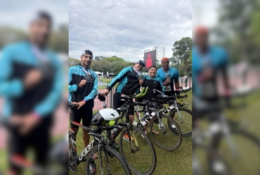 Atletas representam Avaré em competição internacional de triatlo