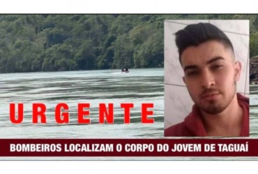 Corpo de jovem é encontrado no Rio Paranapanema 