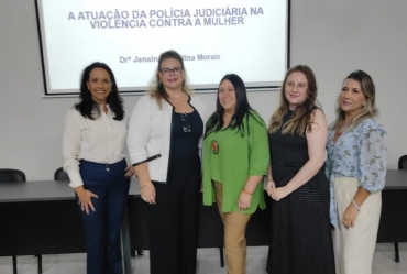 Delegada da DDM ministra palestra na OAB sobre o papel da Polícia Judiciária no combate à violência contra a mulher