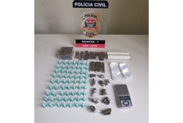 Ação da Polícia Civil de Avaré leva à prisão de suspeito e apreensão de drogas