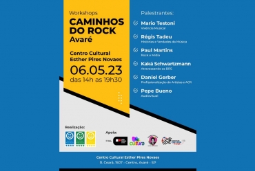 Workshop “Caminhos do Rock” traz especialistas para Avaré