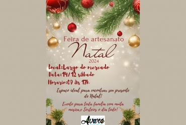 Feira de Artesanato de Natal acontece no Dia 14 no Largo do Mercado em Avaré