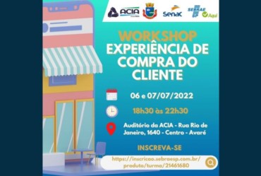 Experiência de compra é tema de workshop promovido pelo Sebrae