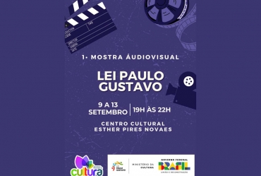 Confira a programação da 1ª Mostra Audiovisual “Paulo Gustavo”