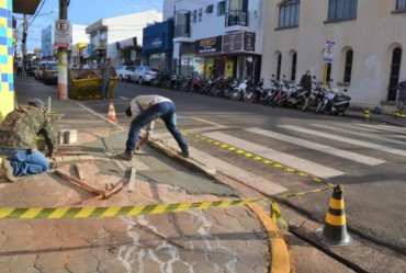 Prefeitura implanta rampas de acessibilidade no centro de Avaré