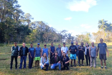 Assistidos da Fundação Padre Emílio participam de atividade ambiental em Avaré
