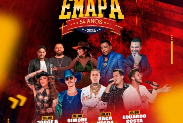  Confira a grade de shows gratuitos da 54ª EMAPA em Avaré