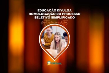 Educação divulga homologação do Processo Seletivo Simplificado