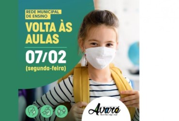 Aulas na Rede Municipal de Ensino de Avaré começam em 7 de fevereiro