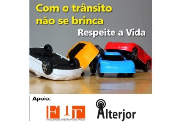 Alterjor e FIT lançam campanha de conscientização no trânsito