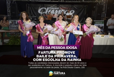 Fartura promove 2° Baile da Primavera, com escolha da Rainha