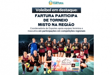 Dia do Voleibol: Fartura participa de Torneio Misto na região