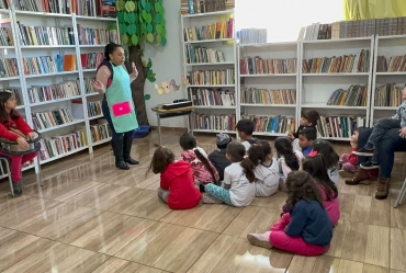 Projeto de Leitura Encantada é para as crianças da Rede Municipal de Sarutaiá
