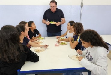 Educação faz apresentação da merenda que será servida em escolas municipais em Avaré