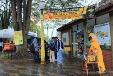 Dia Nacional da Abelha é celebrado com exposição na Concha Acústica