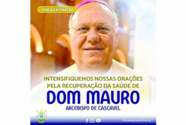 Quadro clínico piora e arcebispo Dom Mauro é intubado e transferido para a UTI