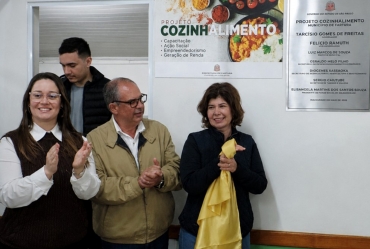 Cozinhalimento é inaugurado em Fartura para ampliar oportunidades de capacitação e geração de renda