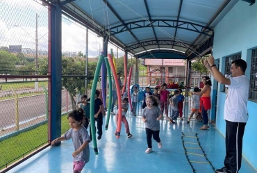 Escola Delmira realiza atividades em alusão ao Dia das Crianças