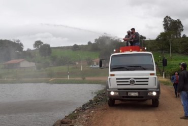 Brigada de Incêndio de Taguaí recebe treinamento para atividades de Defesa Civil